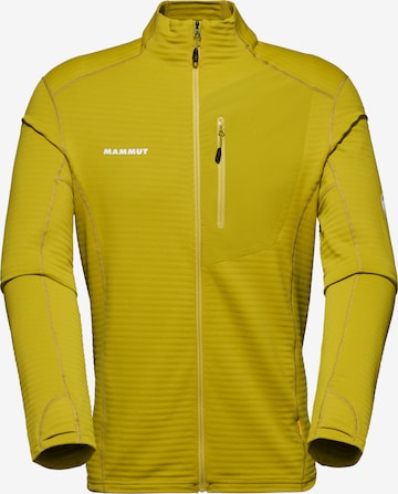 MAMMUT Sportsweatjacke 'Taiss' in Gelb: Vorderseite