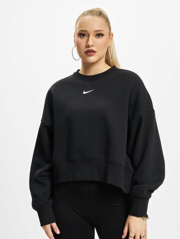 NIKE Sweatshirt in Schwarz: predná strana