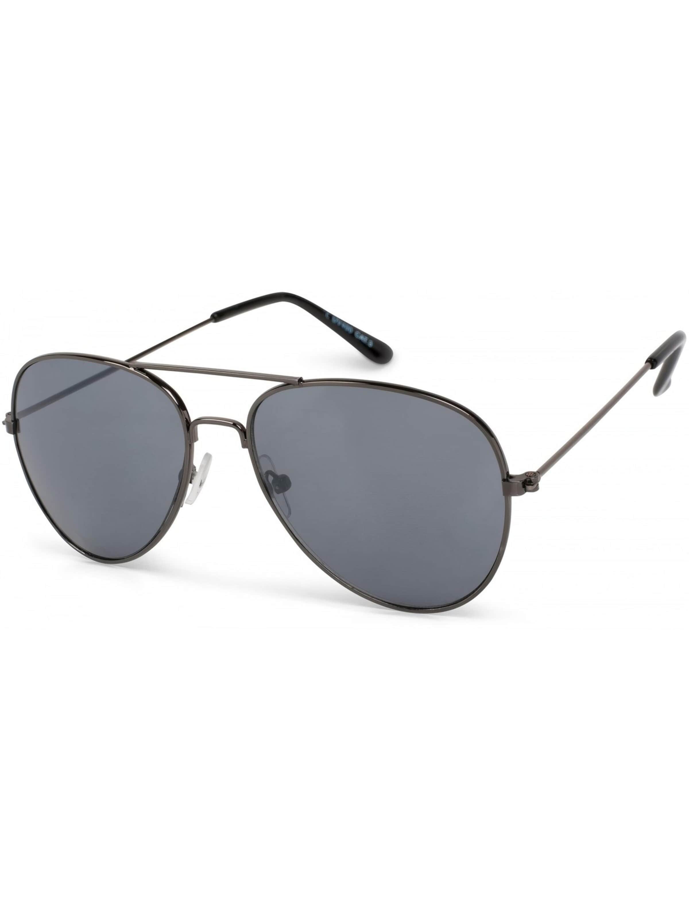 styleBREAKER Sonnenbrille 'Kinder Pilotenbrille 4 bis 10 Jahre'‌ in Grau: Vorderseite