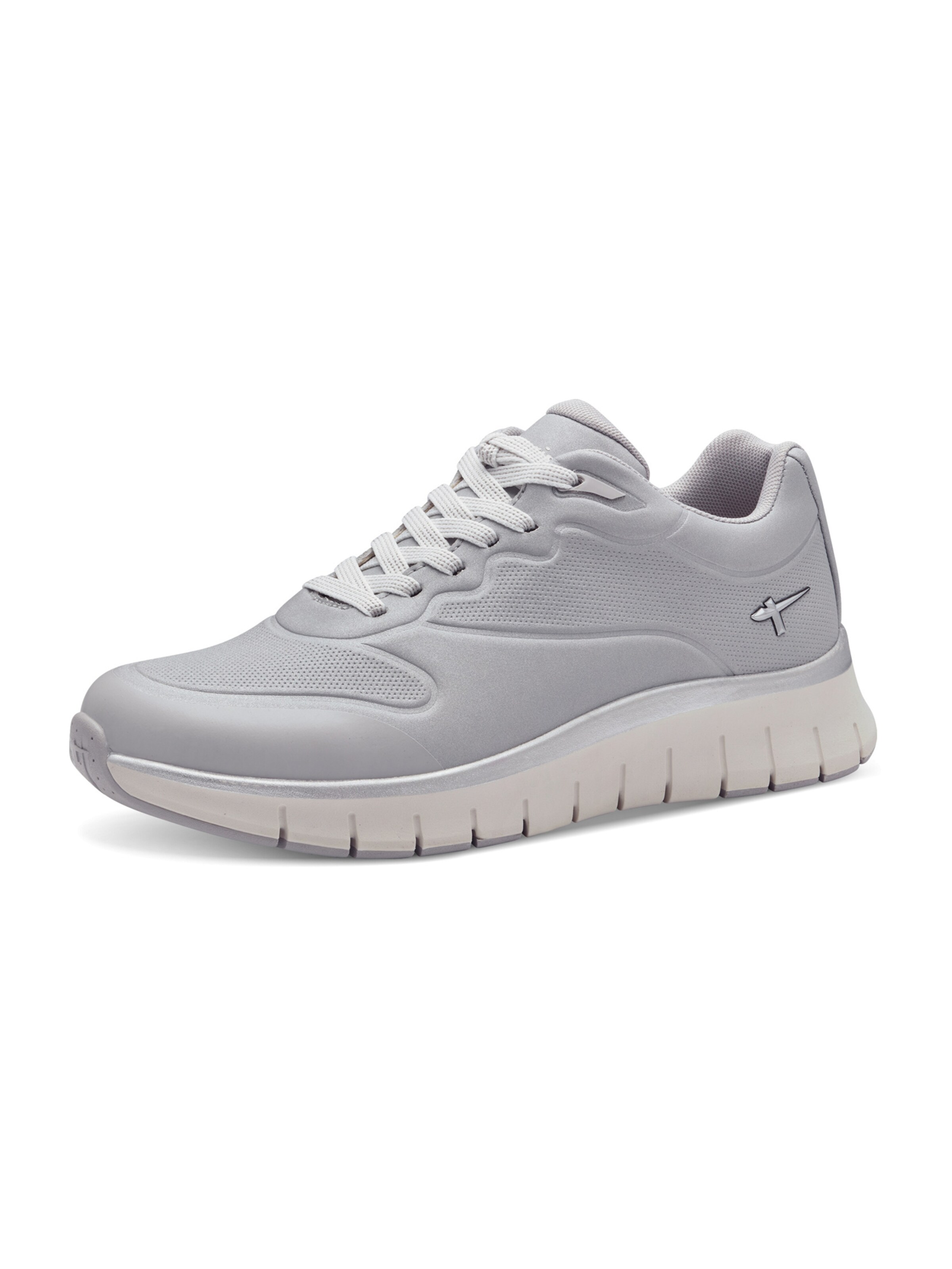 Tamaris Platform trainers in Grey: front