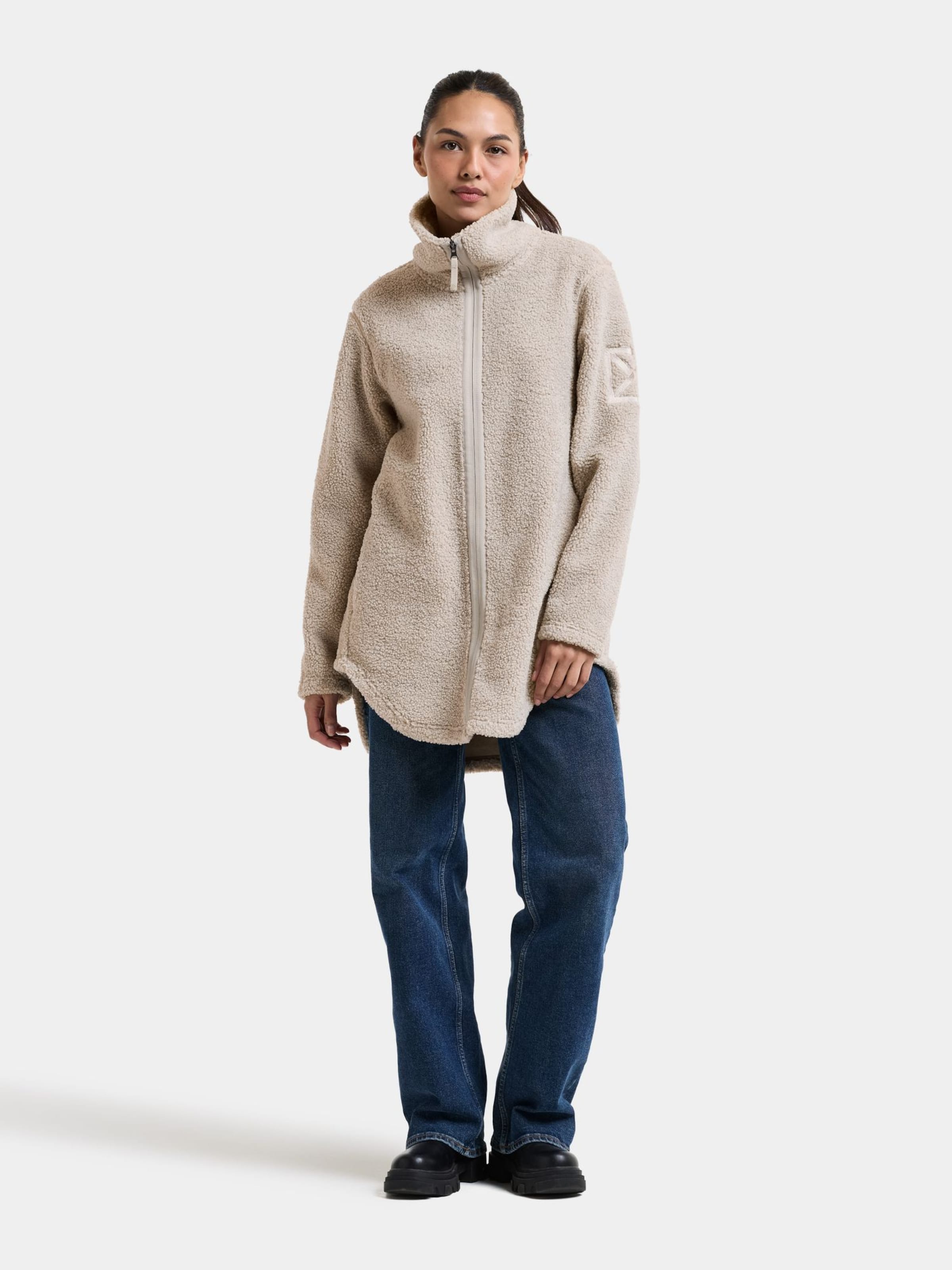 Didriksons Fleece jas 'Umi' in Beige