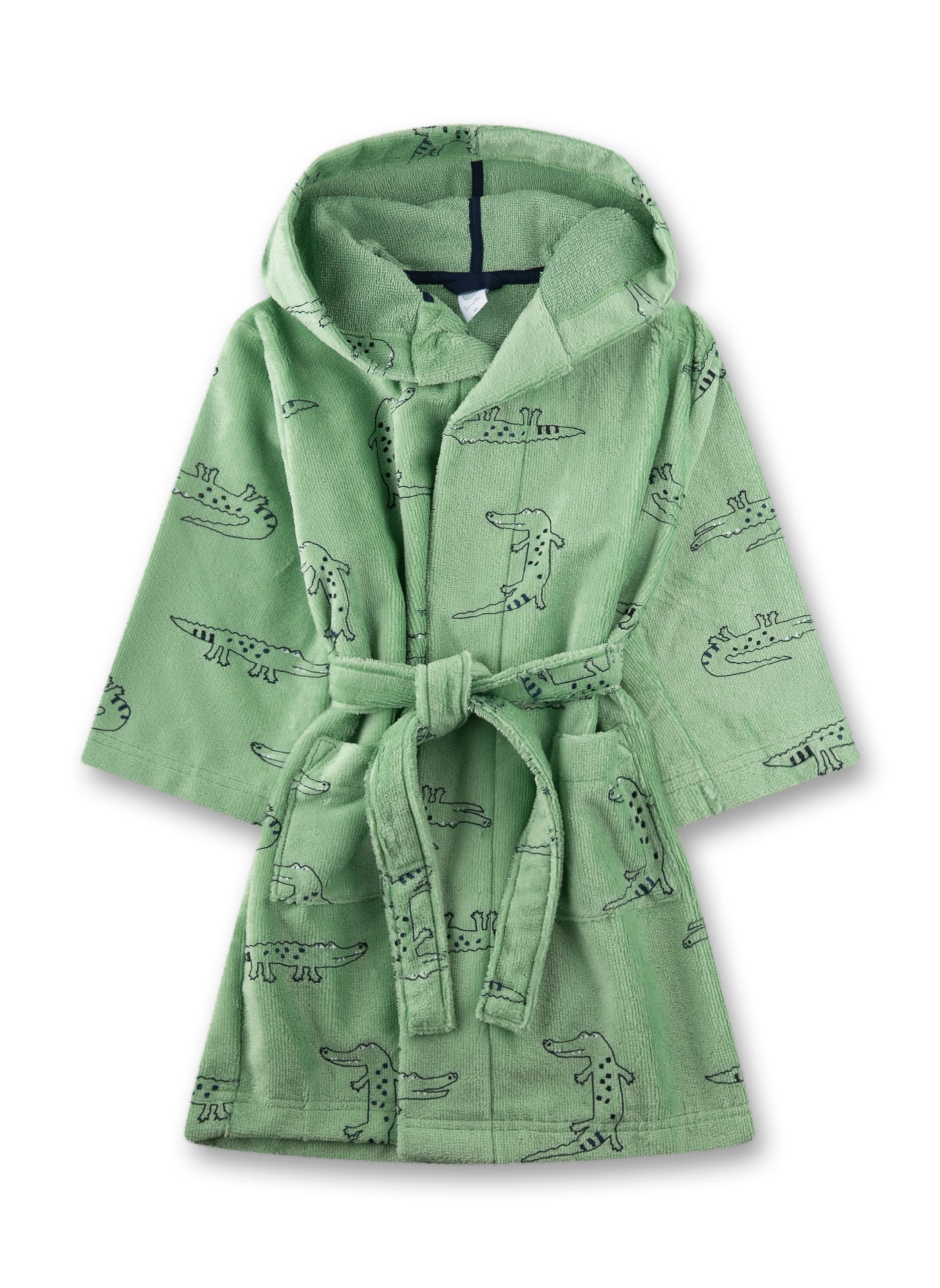Sanetta Bathrobe in Green: front
