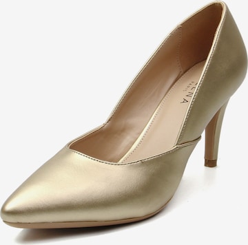 Celena - Sapatos de salto 'Carlotta' em ouro