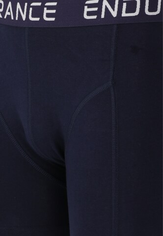 ENDURANCE Boxer shorts 'Burke' in Blue