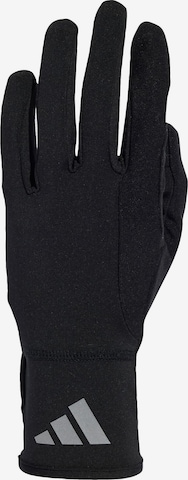 ADIDAS PERFORMANCE - Guantes deportivos 'CLIMACOOL' en negro: frente