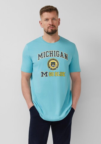 T-Shirt s.Oliver en bleu : devant