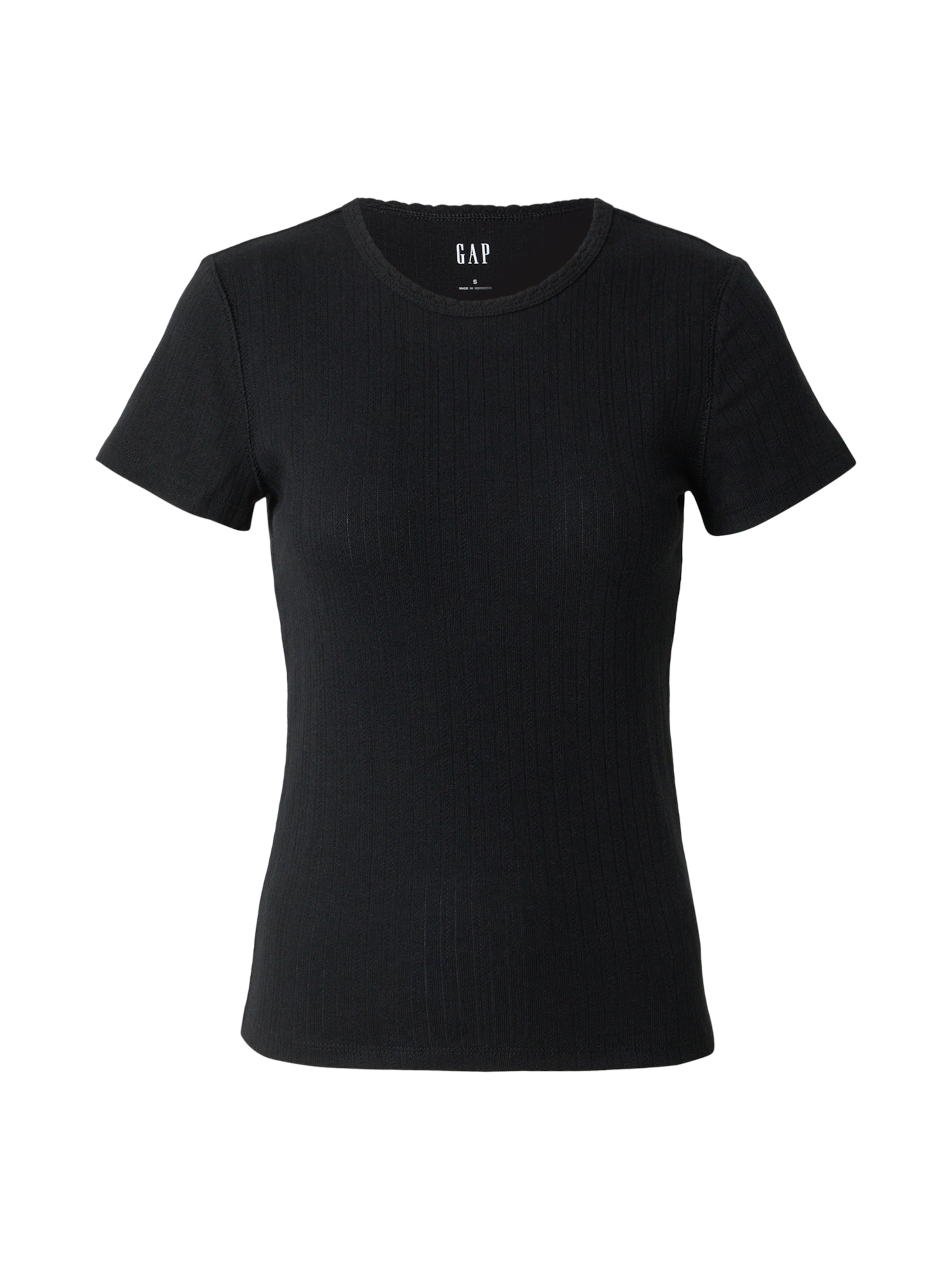 GAP T-Shirt in Schwarz: Vorderseite