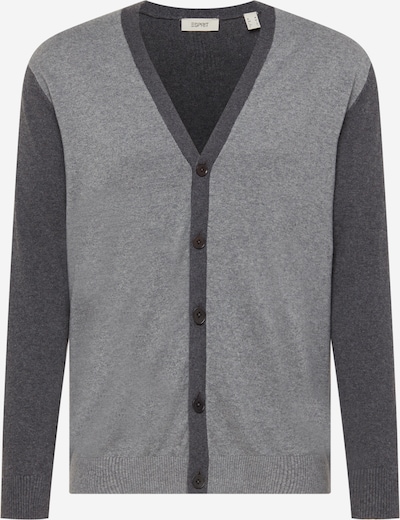 ESPRIT Knit Cardigan in Grey / Dark grey, Item view