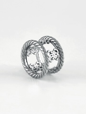 GUESS Ring 'Torchon' in Silver