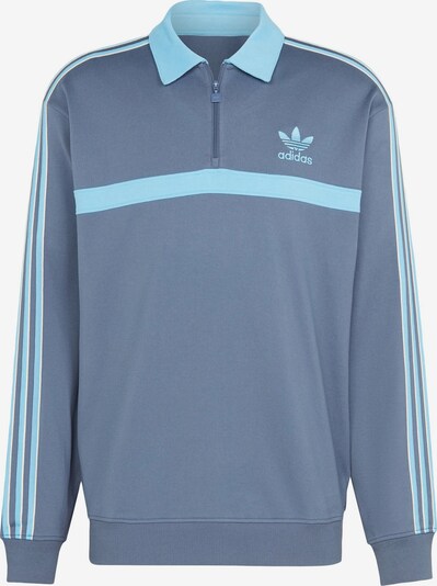 ADIDAS ORIGINALS Sportisks džemperis 'Collared', krāsa - zils / debeszils, Preces skats
