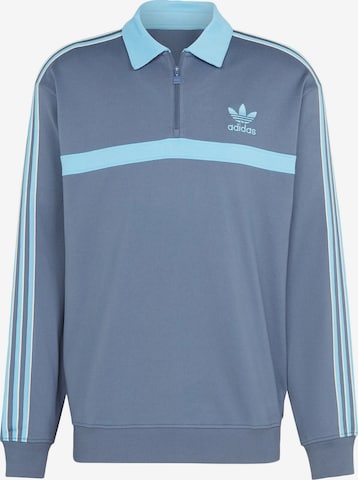ADIDAS ORIGINALS Sweatshirt 'Collared' i blå: framsida