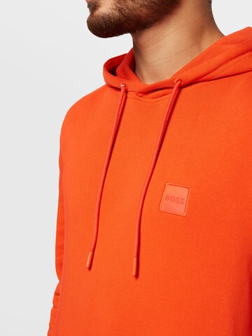 BOSS Orange Sweatshirt 'Wetalk' in Red