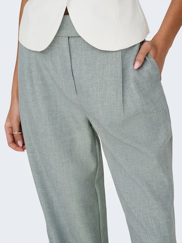 ONLY Wide leg Bandplooibroek 'ONLLINDA' in Groen