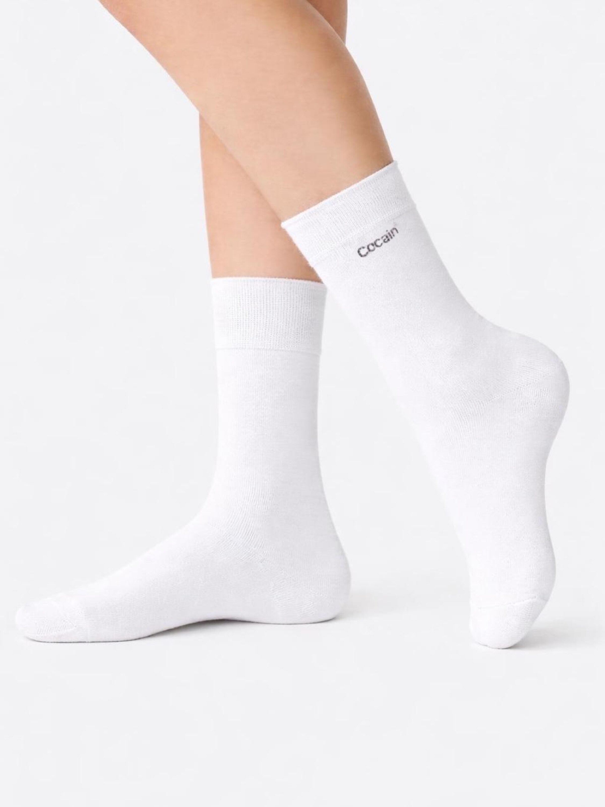 Cocain Underwear Socks 'Luxury Collection' in White
