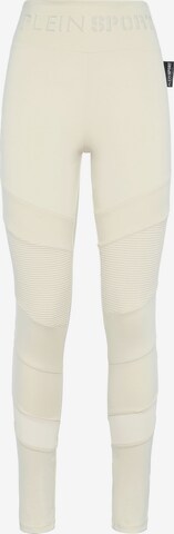 Leggings di Plein Sport in beige: frontale