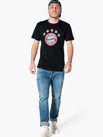 FC BAYERN MÜNCHEN Shirt 'Logo' in Black