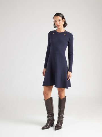 Liu Jo - Vestido de punto en azul: frente