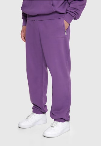 Effilé Pantalon 'Bazix Republiq' Dropsize en violet