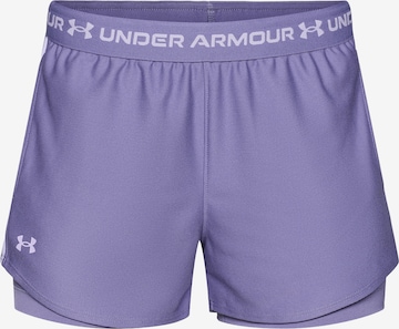 purpurinė UNDER ARMOUR Sportinės kelnės 'Play Up': priekis