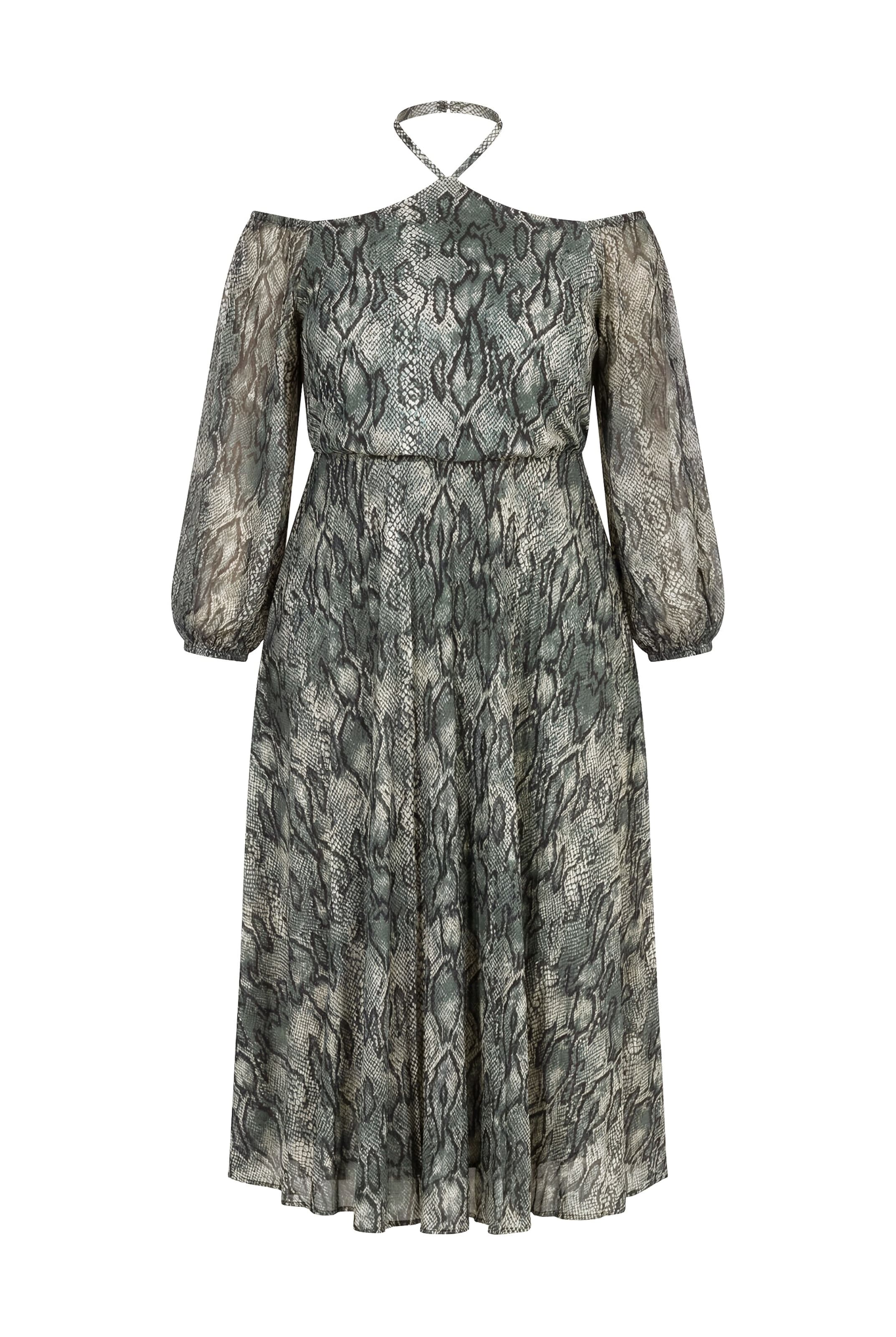 Ulla Popken Dress in Green: front