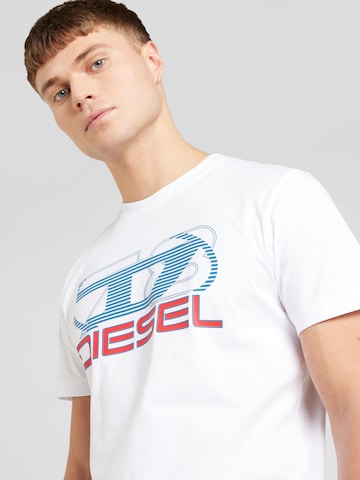 DIESEL Bluser & t-shirts 'T-DIEGOR-K74' i hvid