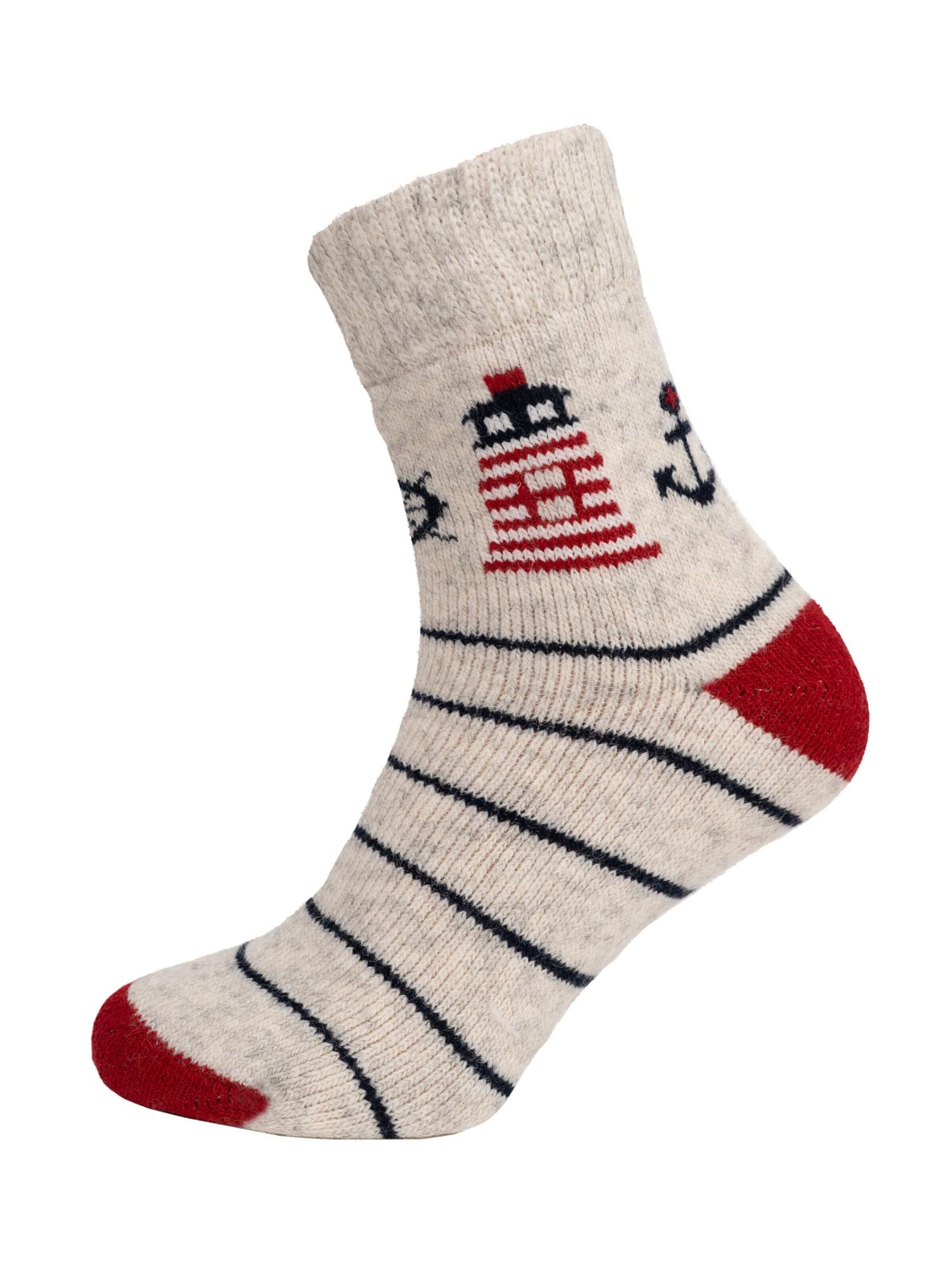 HomeOfSocks Socks 'HOS8017' in Beige: front