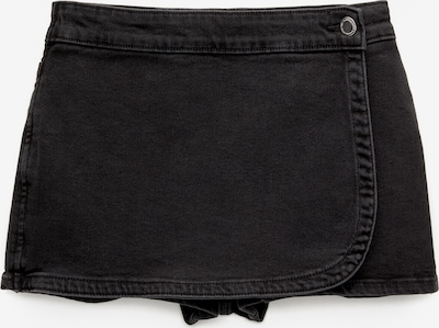 Pull&Bear Hosenrock in black denim, Produktansicht