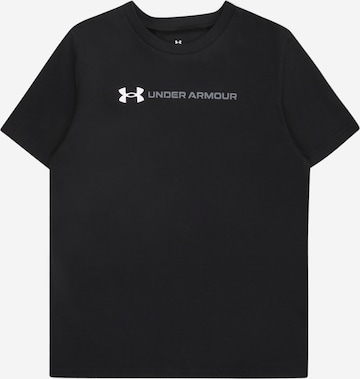 UNDER ARMOUR Sportshirt in Schwarz: Vorderseite