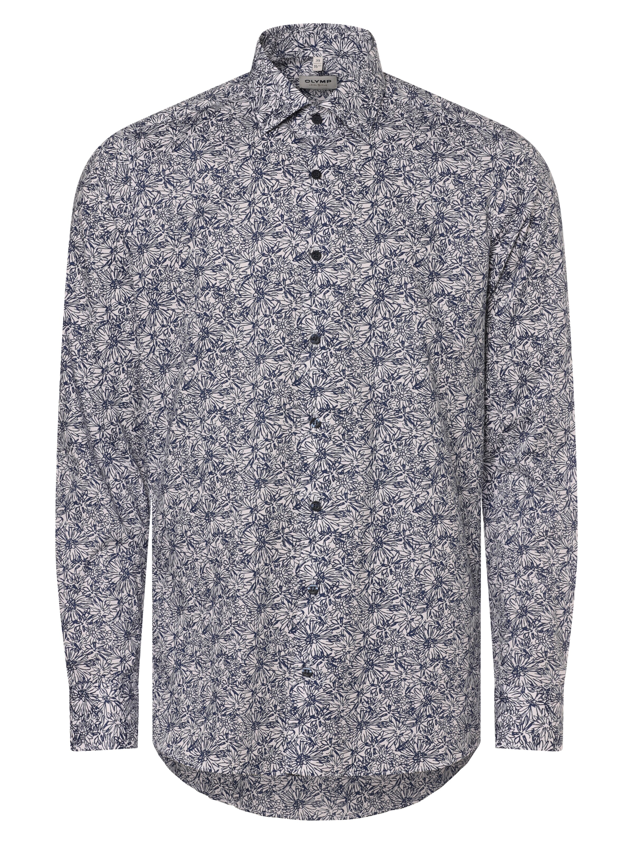 OLYMP Business Shirt in Blue: front