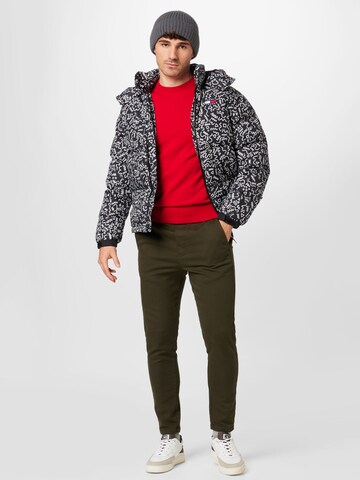 TOMMY HILFIGER Pullover in Rot