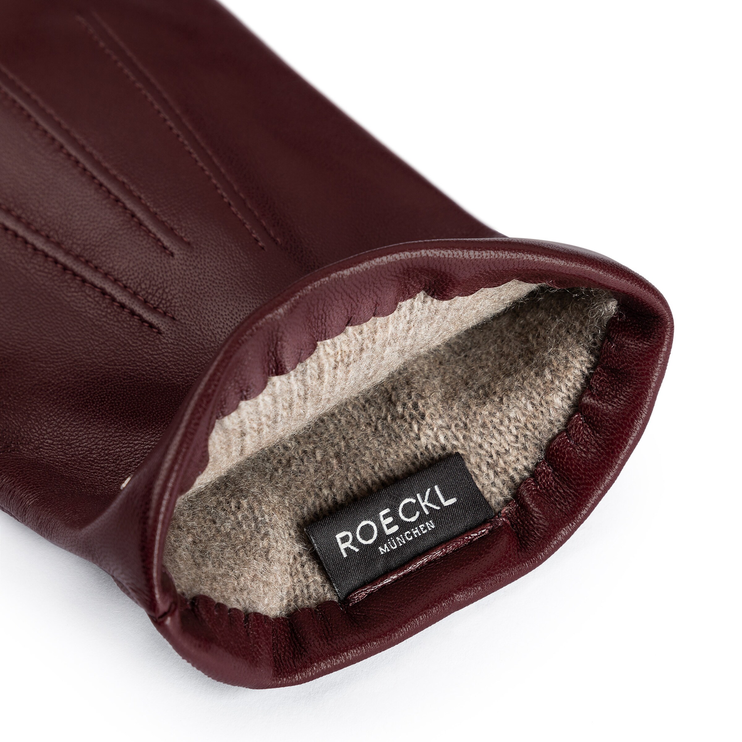 Roeckl Vingerhandschoenen 'DOVER' in Rood