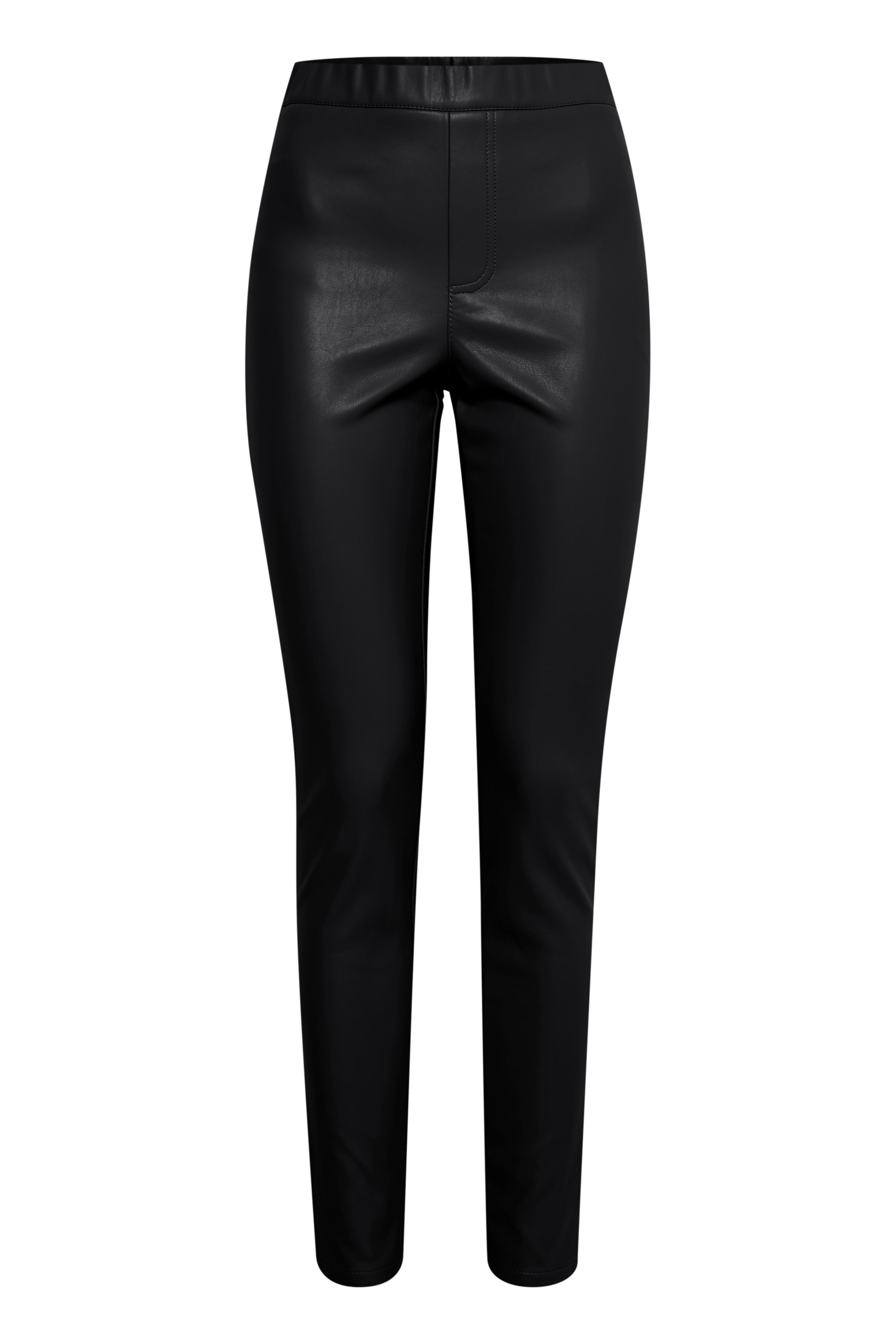 Oxmo - Slimfit Pantalón en negro: frente
