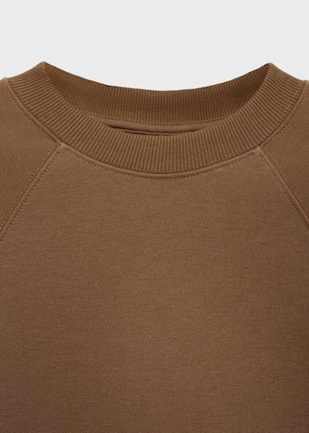 MANGO MAN Sweatshirt 'Ischia' in Brown