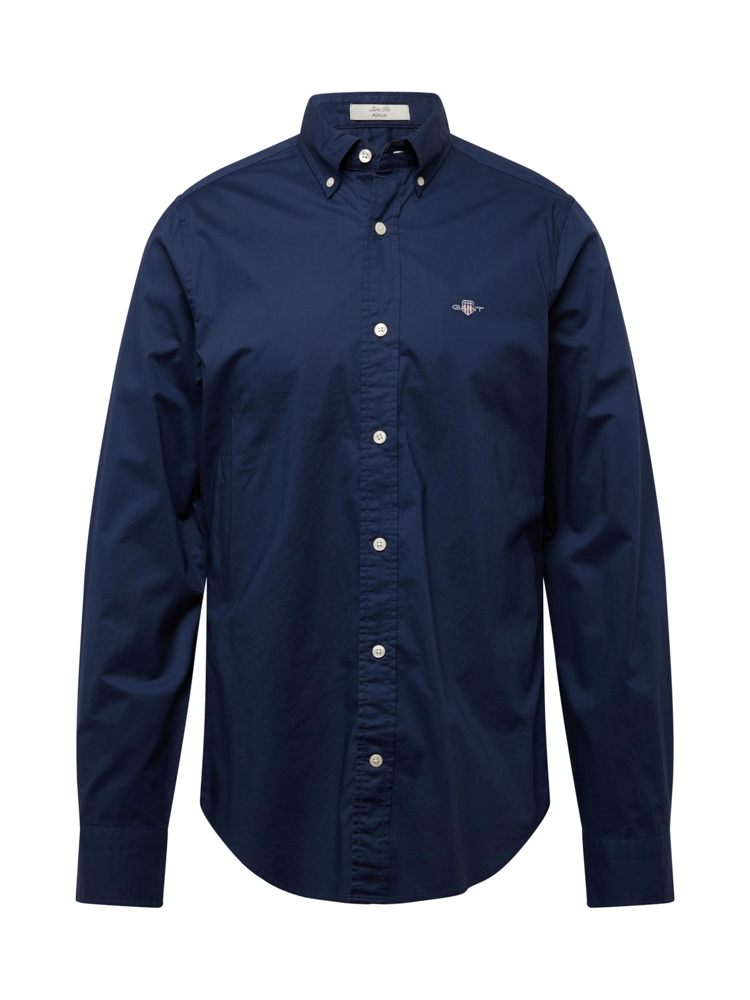 GANT Slim fit Overhemd in Blauw: voorkant