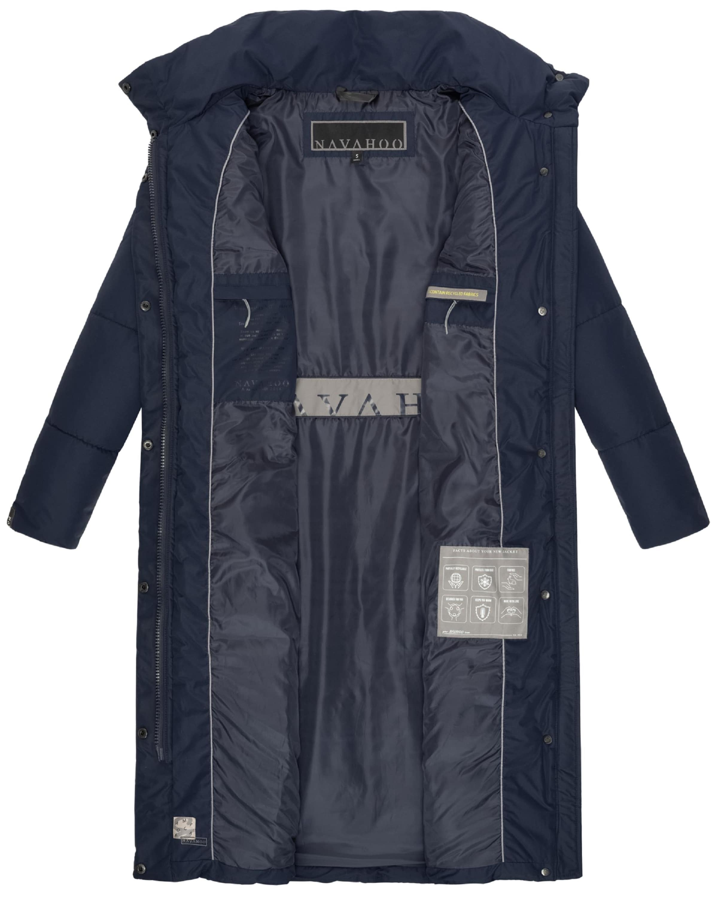 NAVAHOO Winter coat 'Der Wahnsinn 14' in Blue