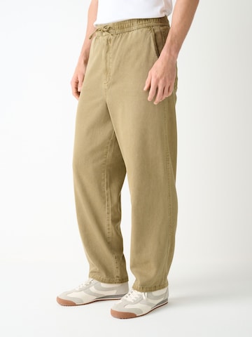 Next Baggy Jeans in Groen: voorkant