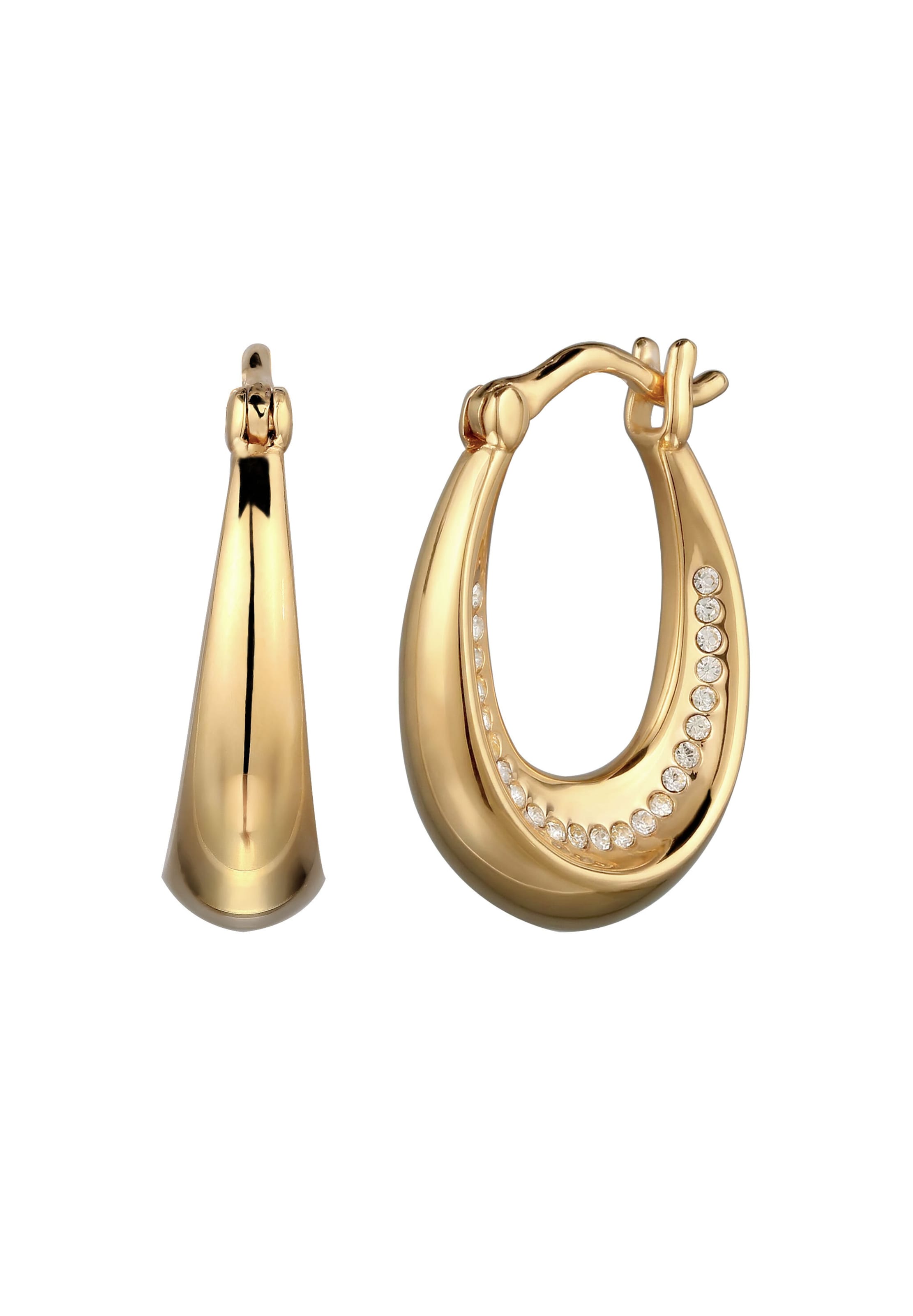 Boucles d'oreilles ELLI en or : devant