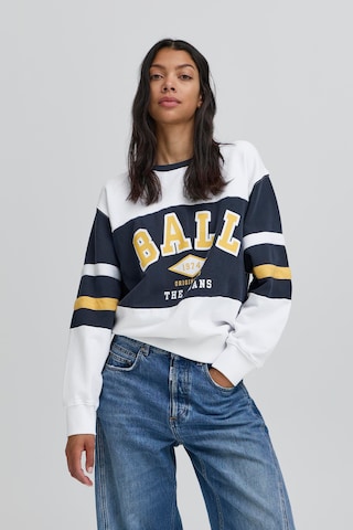 Ball Sweatshirt 'Batomasso' i hvid: forside