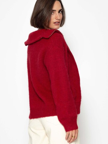 SASSYCLASSY Oversized Cardigan in Red