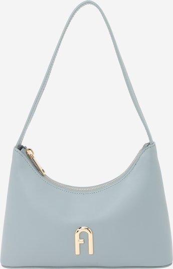 Rankinė ant peties iš FURLA, spalva – melsvai pilka, Prekių apžvalga