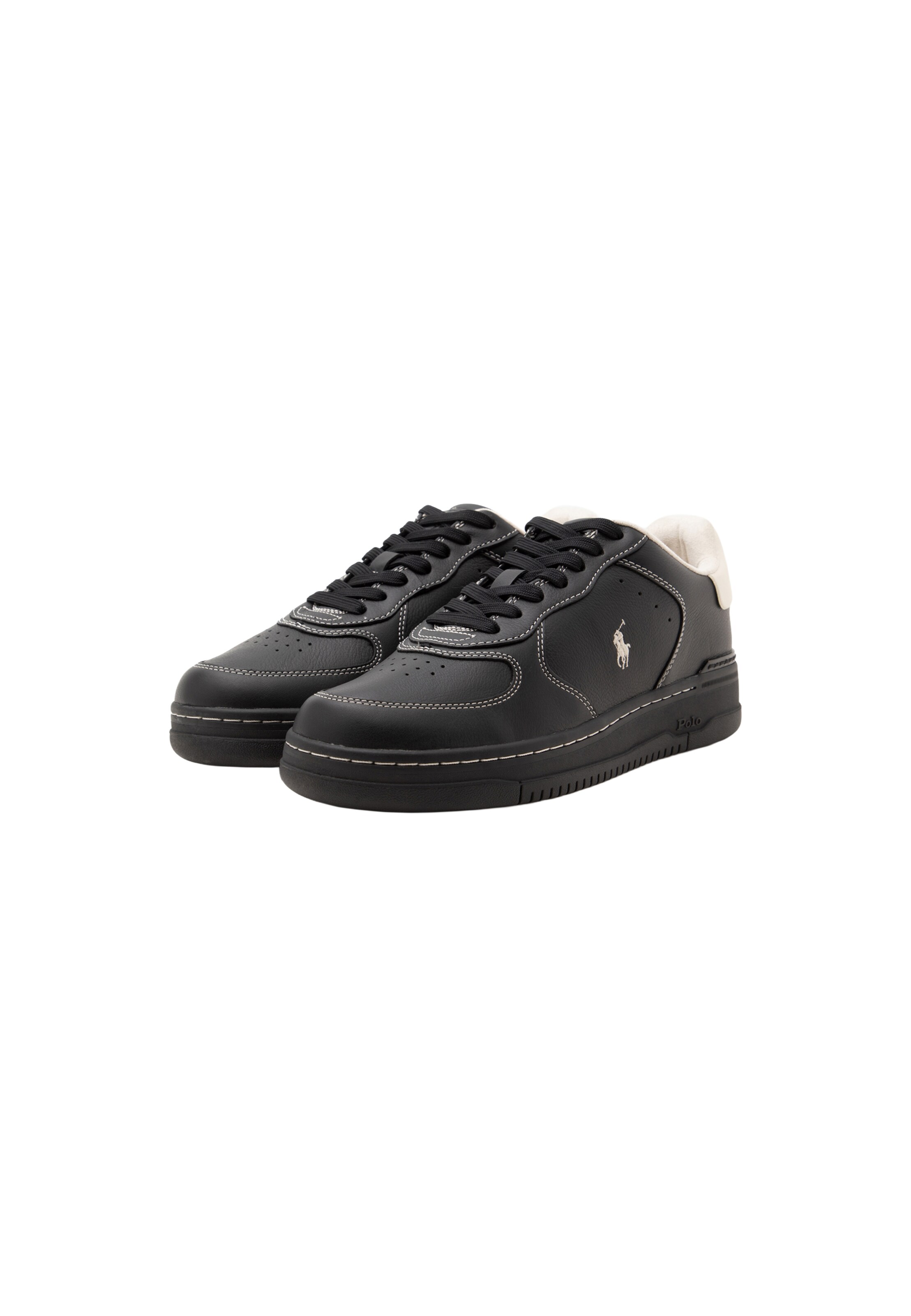 Baskets basses 'MASTERS CRT' Polo Ralph Lauren en noir