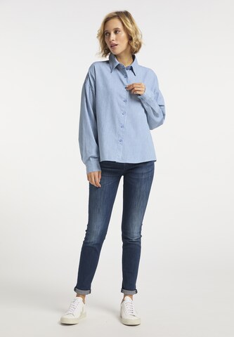 usha BLUE LABEL Bluse in Blau