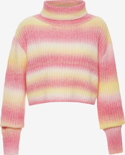 Sidona Pullover in XS-S in gelb / pink / weiß, Produktansicht