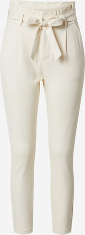 VERO MODA - Pantalón plisado en beige: frente