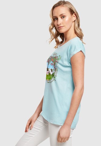 Merchcode Shirt 'Ashnikko - Apple' in Blauw
