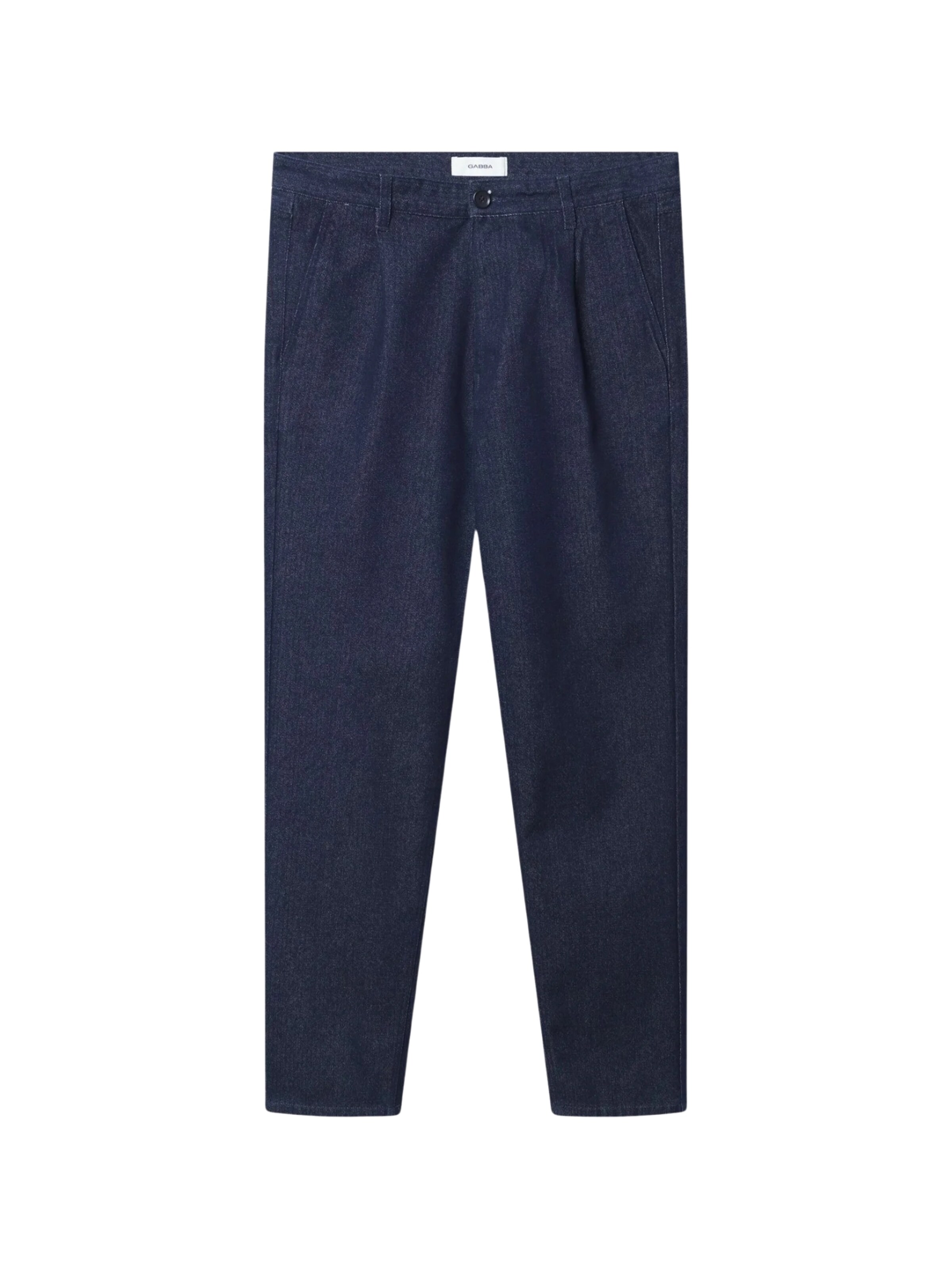 Loosefit Pantaloni con pieghe 'David' di GABBA in blu: frontale