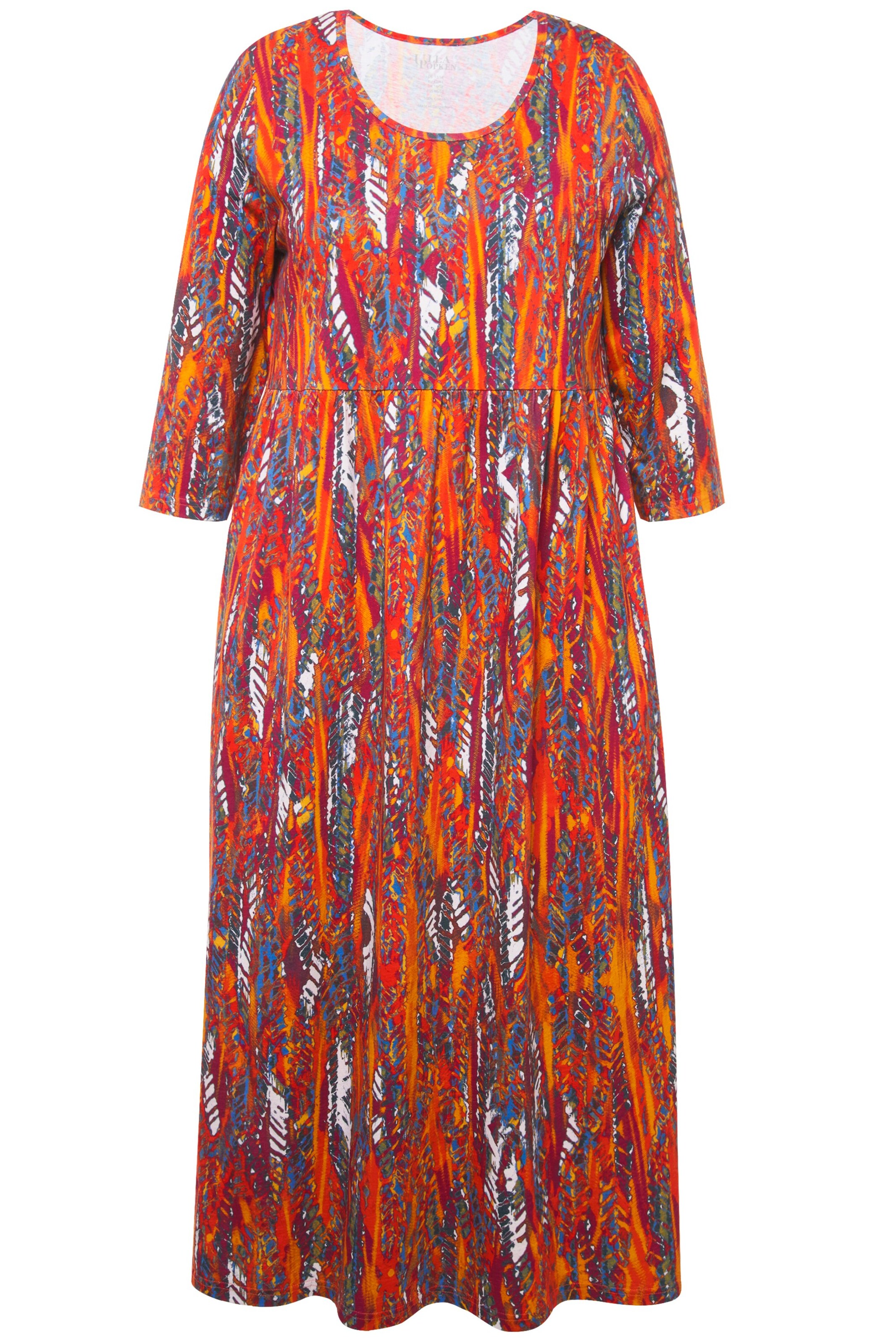 Ulla Popken Kleid in Orange: Vorderseite