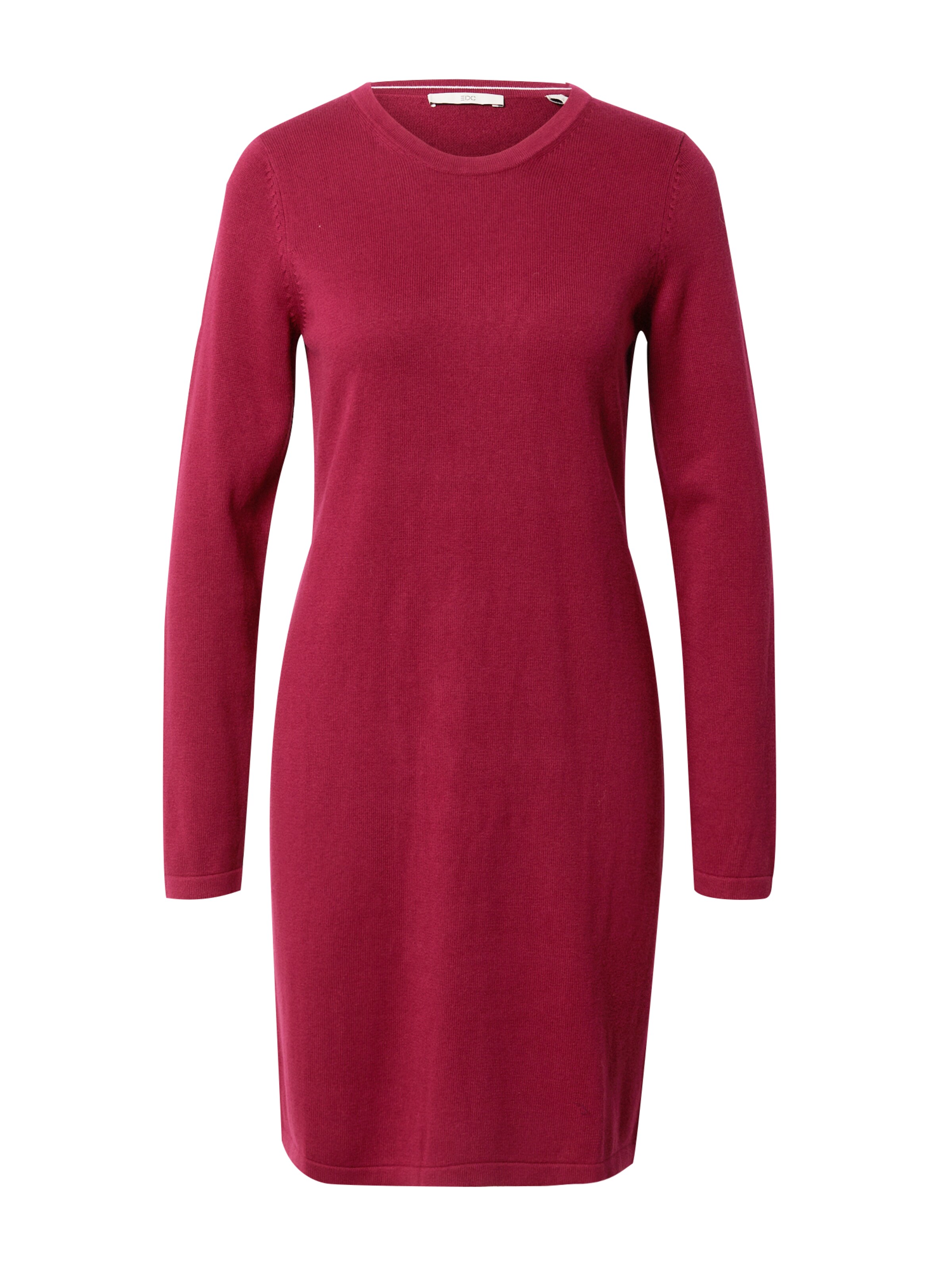 knit white long sleeve dress White Knit Dress Long Sleeve Mini main image 1