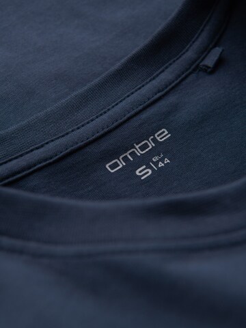 Ombre Shirt in Blauw