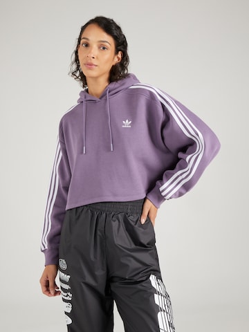 ADIDAS ORIGINALS Spordipullover 'Adicolor Classics', värv lilla: eest vaates